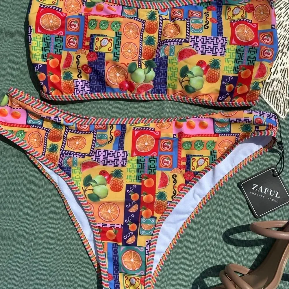 Zaful Women's Multi Bikinis-and-tankini-sets